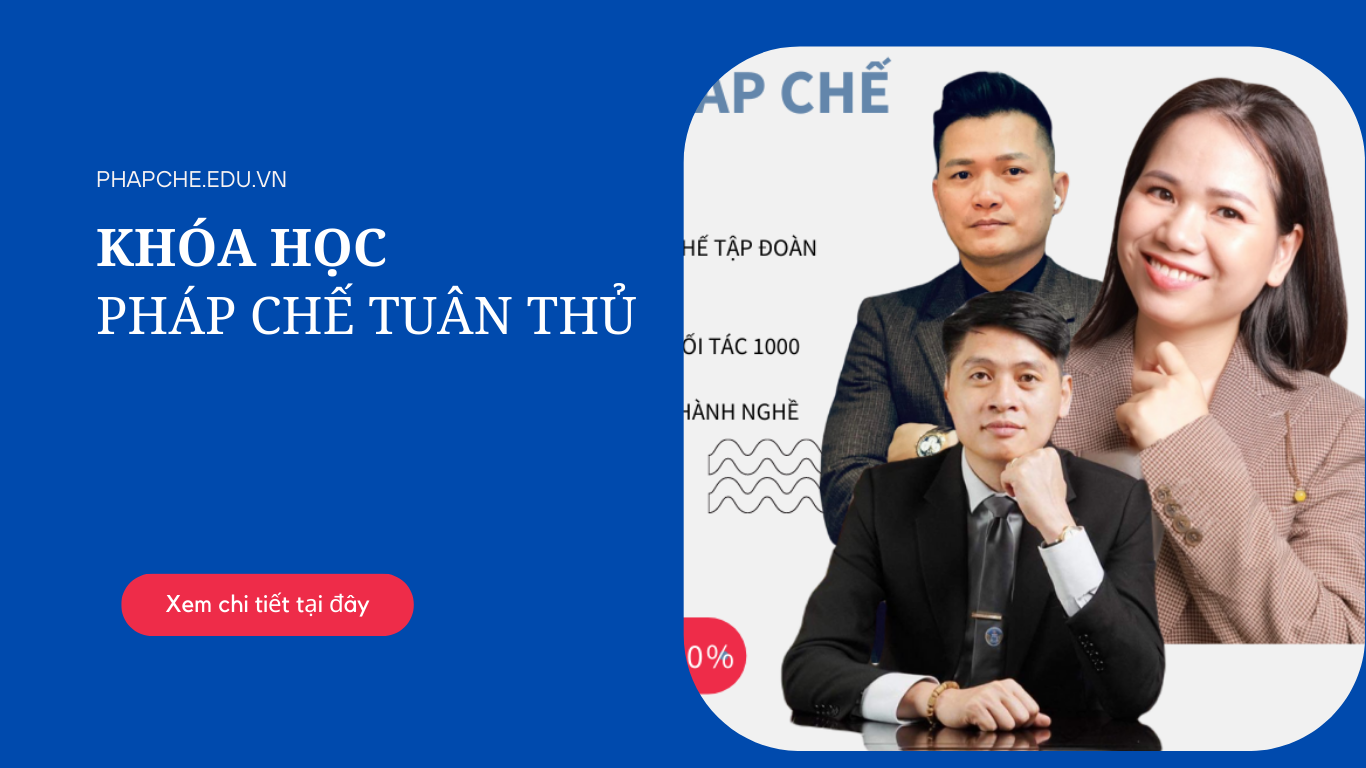 Khóa học đào tạo pháp chế tuân thủ