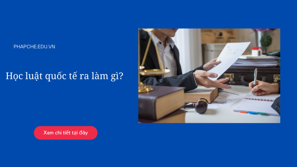 Học luật quốc tế ra làm gì