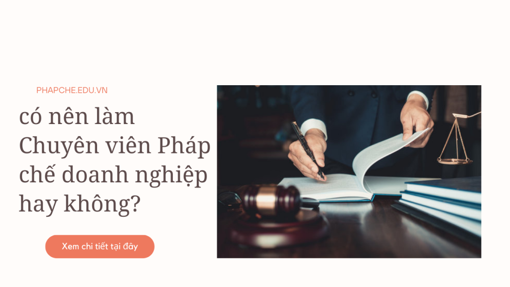 Có nên làm chuyên viên Pháp chế doanh nghiệp hay không