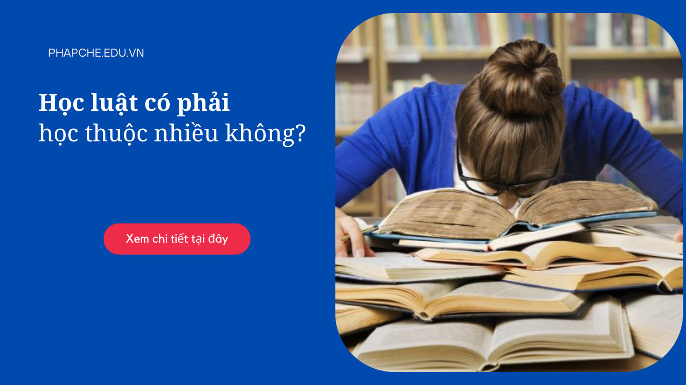 Học luật có phải học thuộc nhiều không?