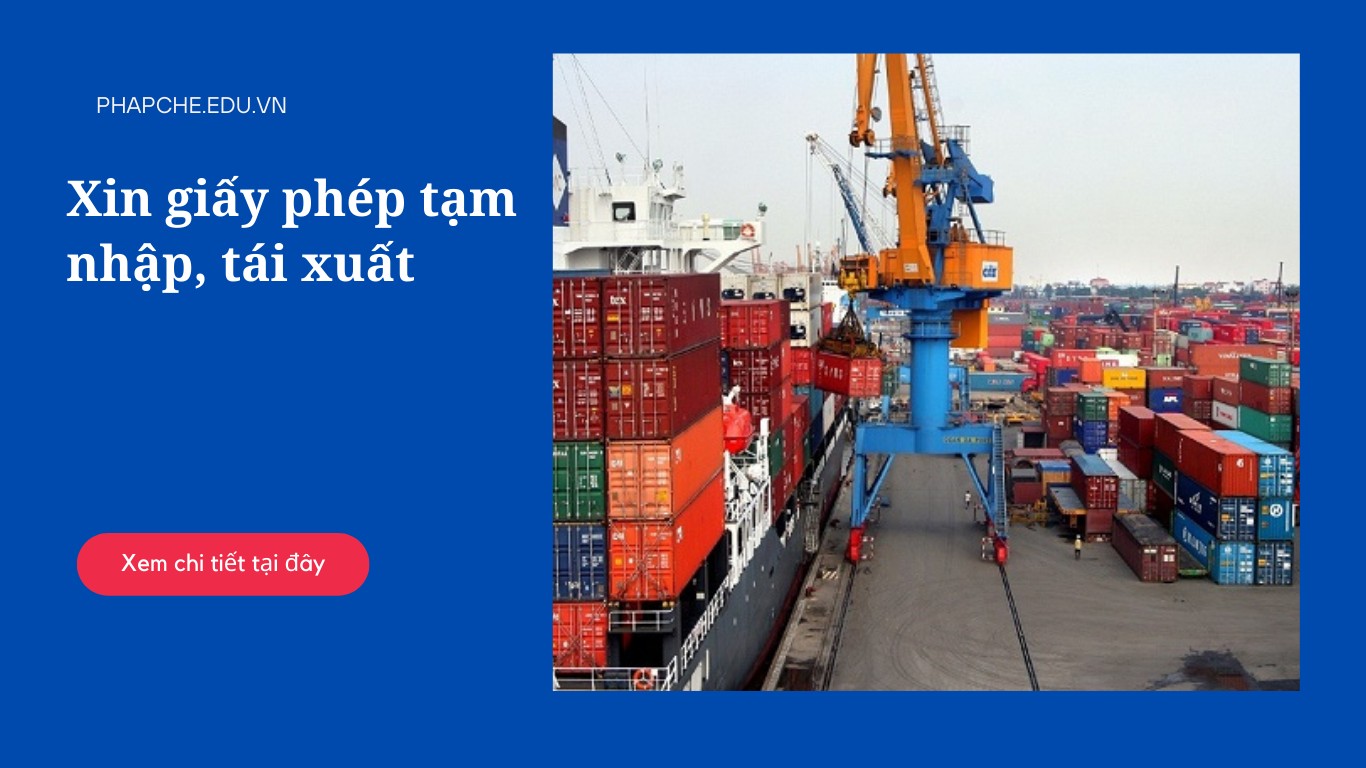 Xin giấy phép tạm nhập, tái xuất năm 2023