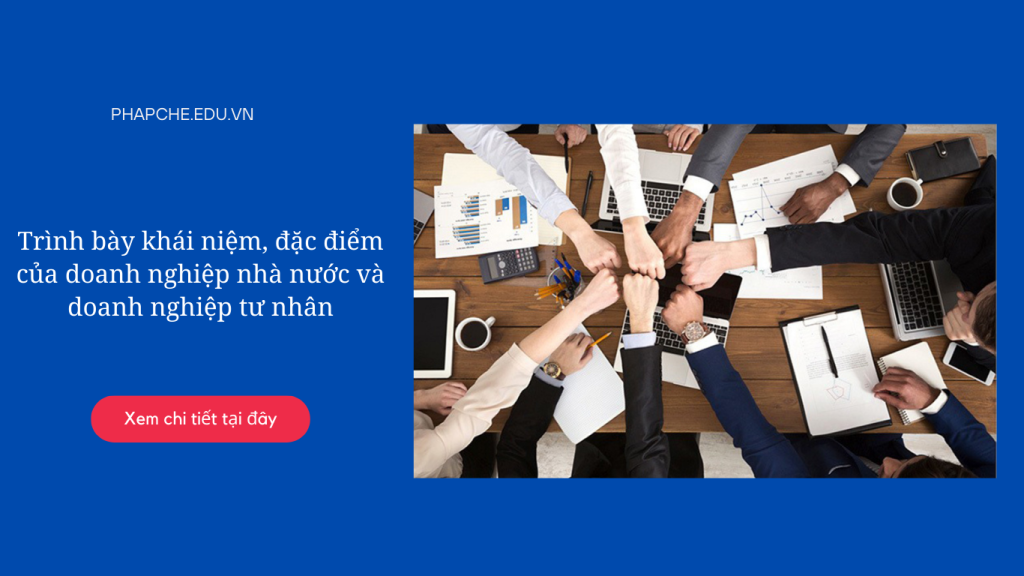 Trình bày khái niệm, đặc điểm của doanh nghiệp nhà nước và doanh nghiệp tư nhân