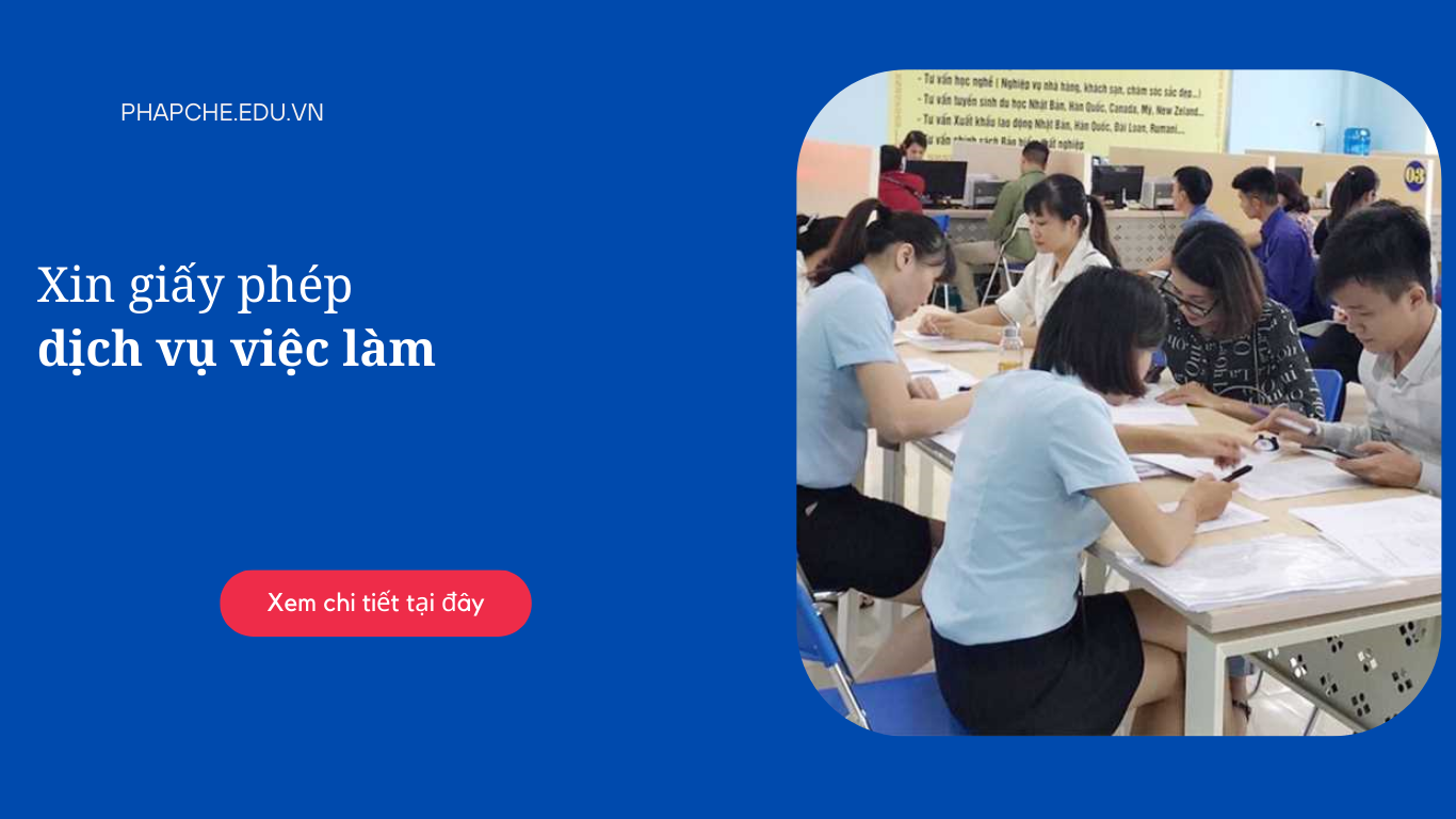 Xin giấy phép dịch vụ việc làm