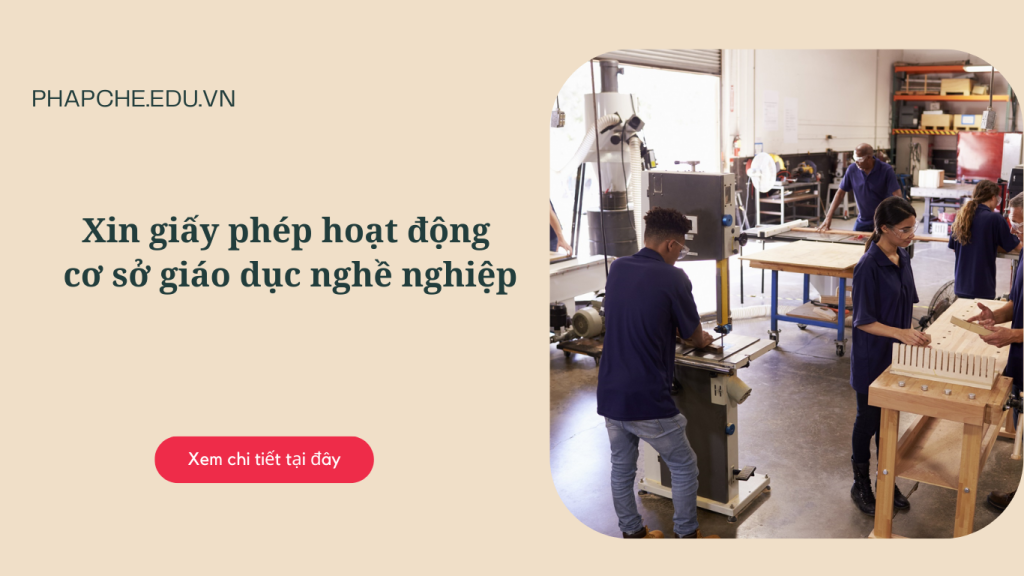 Giấy phép hoạt động cơ sở giáo dục nghề nghiệp