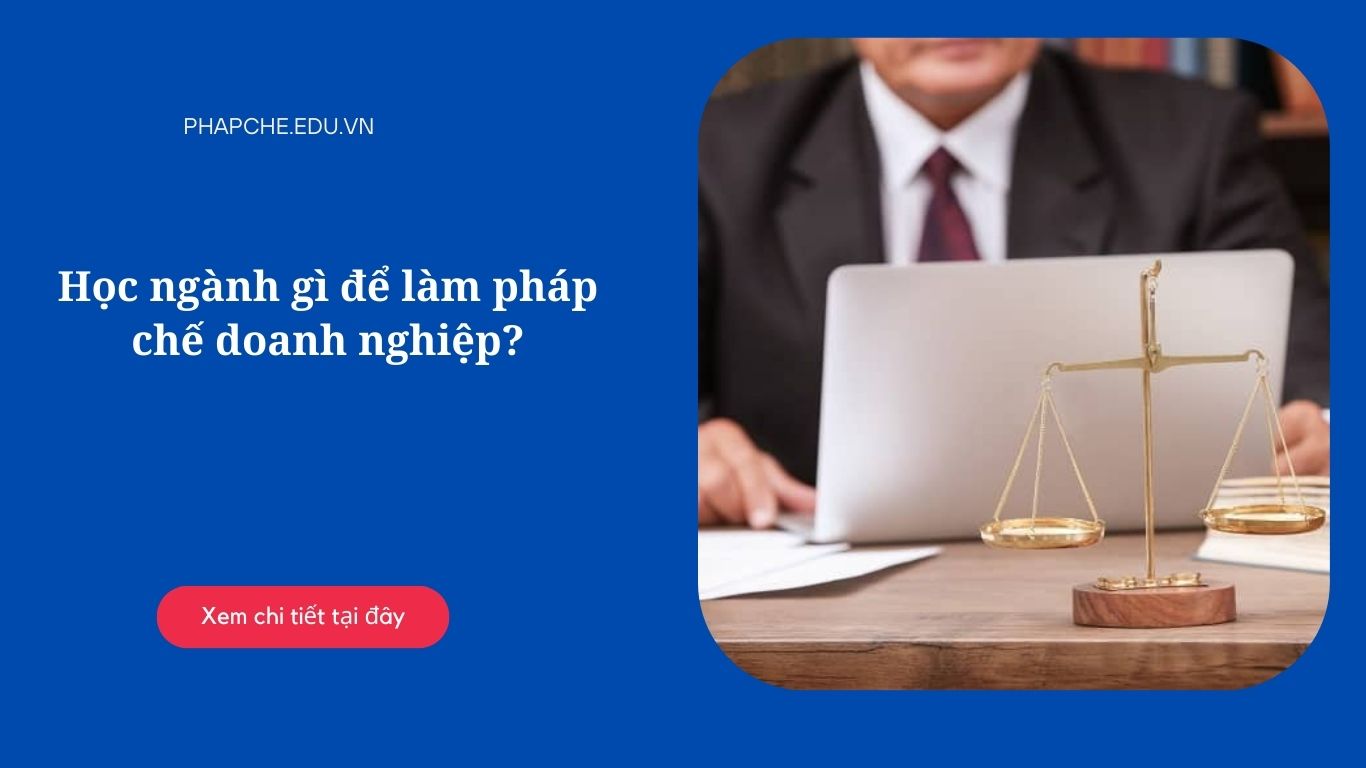 Học ngành gì để làm pháp chế doanh nghiệp?