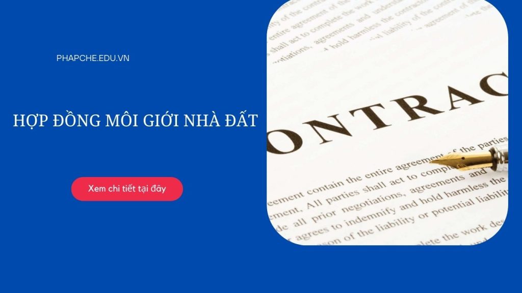 Hợp đồng môi giới nhà đất