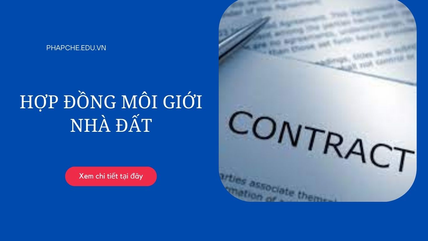 Hợp đồng môi giới nhà đất