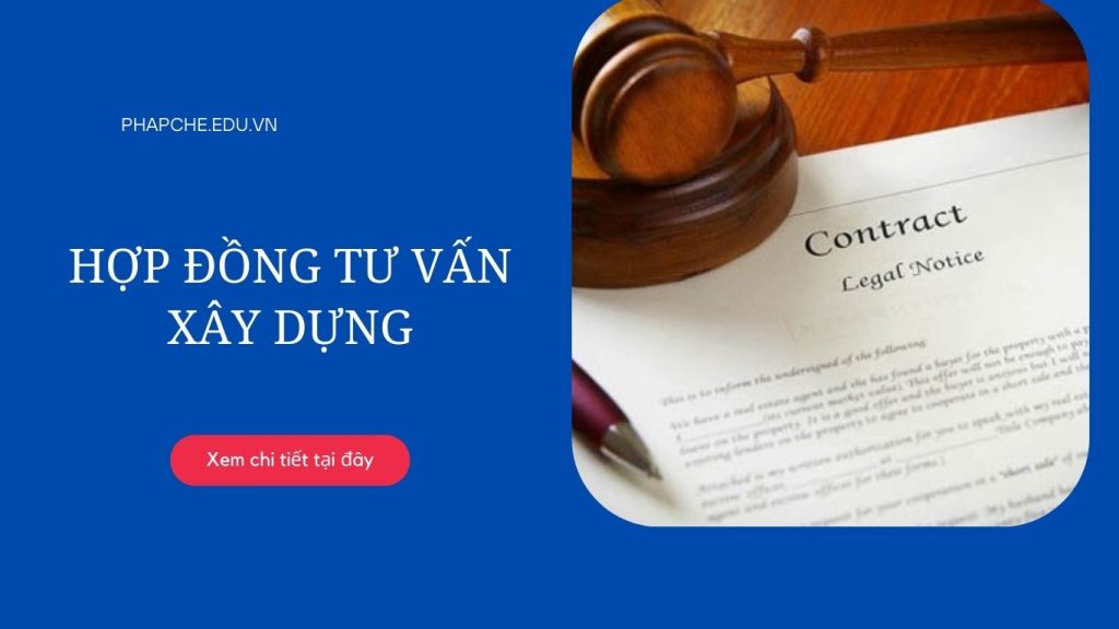 Hợp đồng tư vấn xây dựng