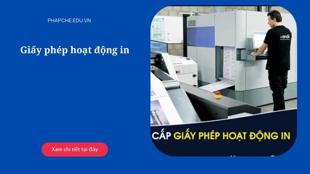 Giấy phép hoạt động in