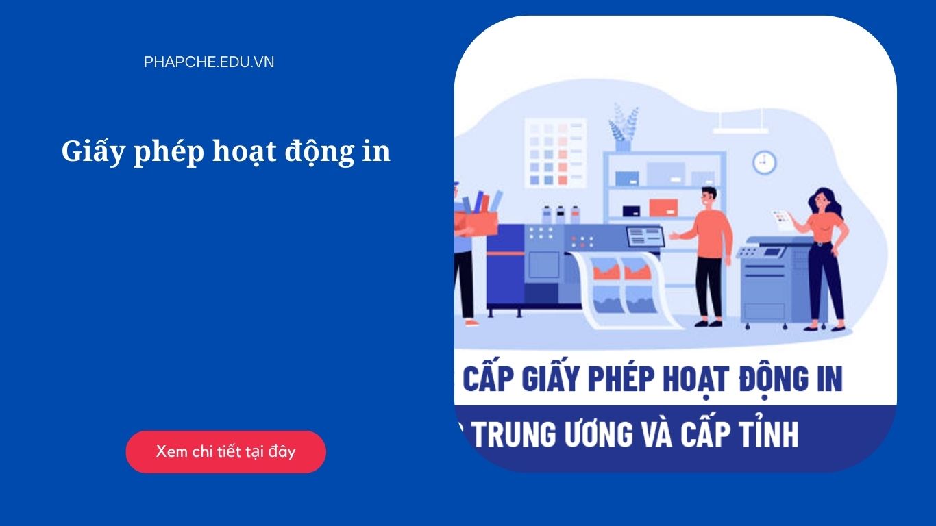 Giấy phép hoạt động in