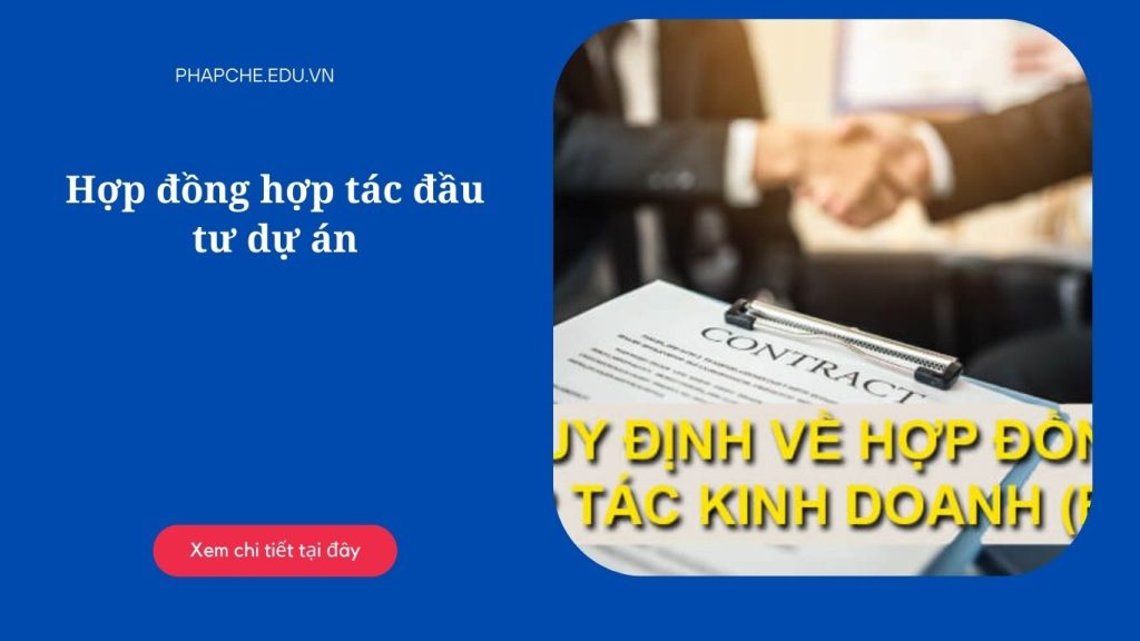 Hợp đồng hợp tác đầu tư dự án