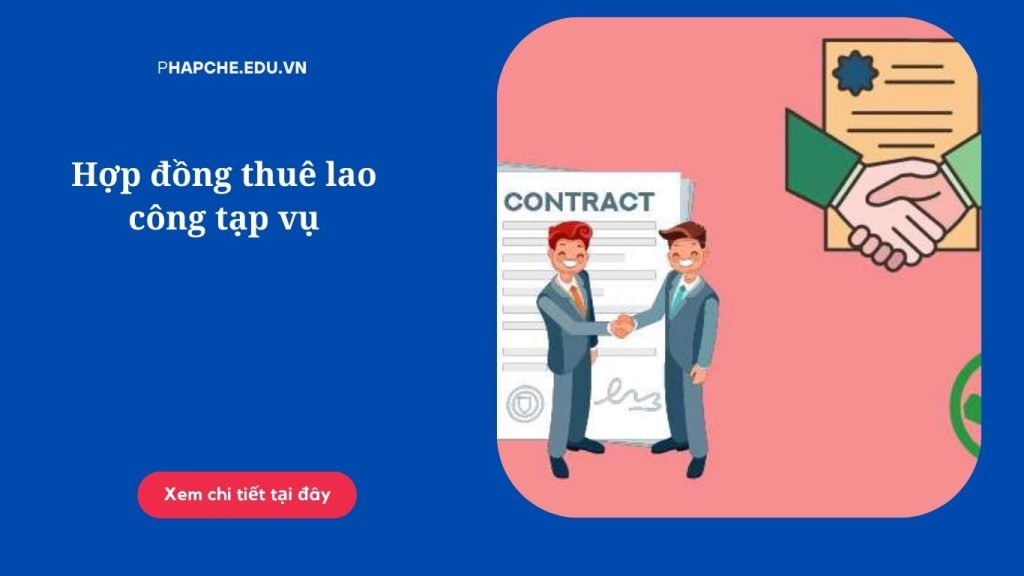 Hợp đồng thuê lao công tạp vụ