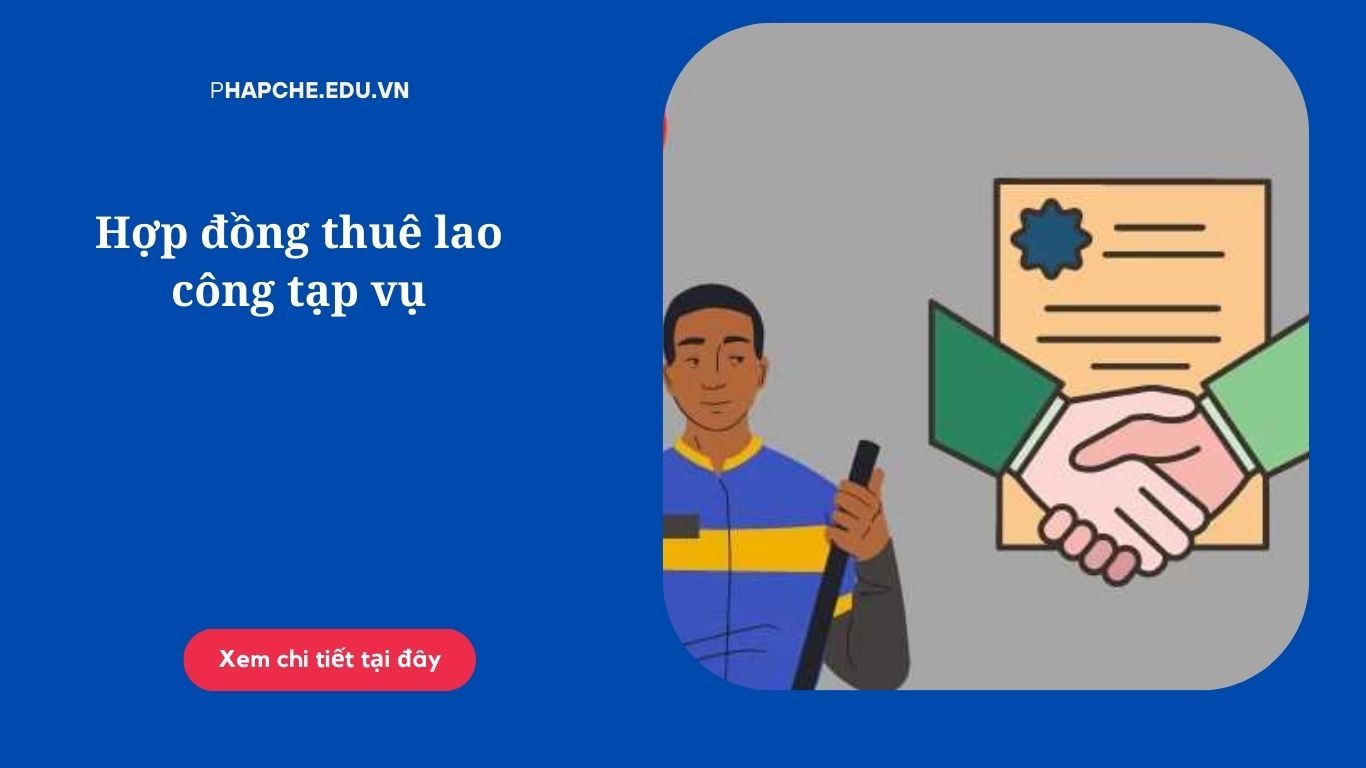 Hợp đồng thuê lao công tạp vụ