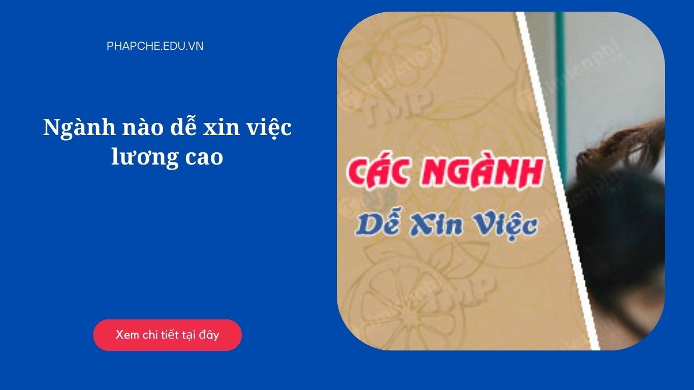 Ngành nào dễ xin việc lương cao