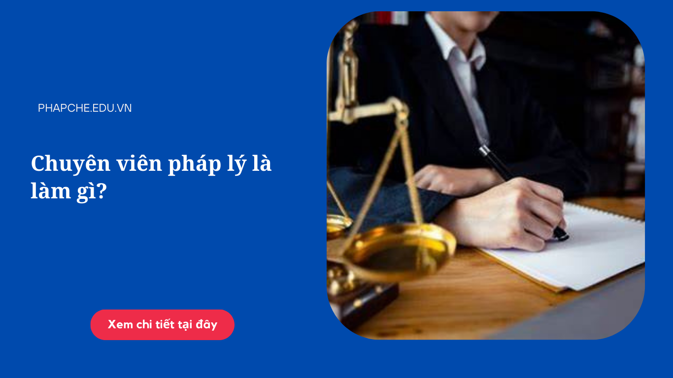 Chuyên viên pháp lý là làm gì?