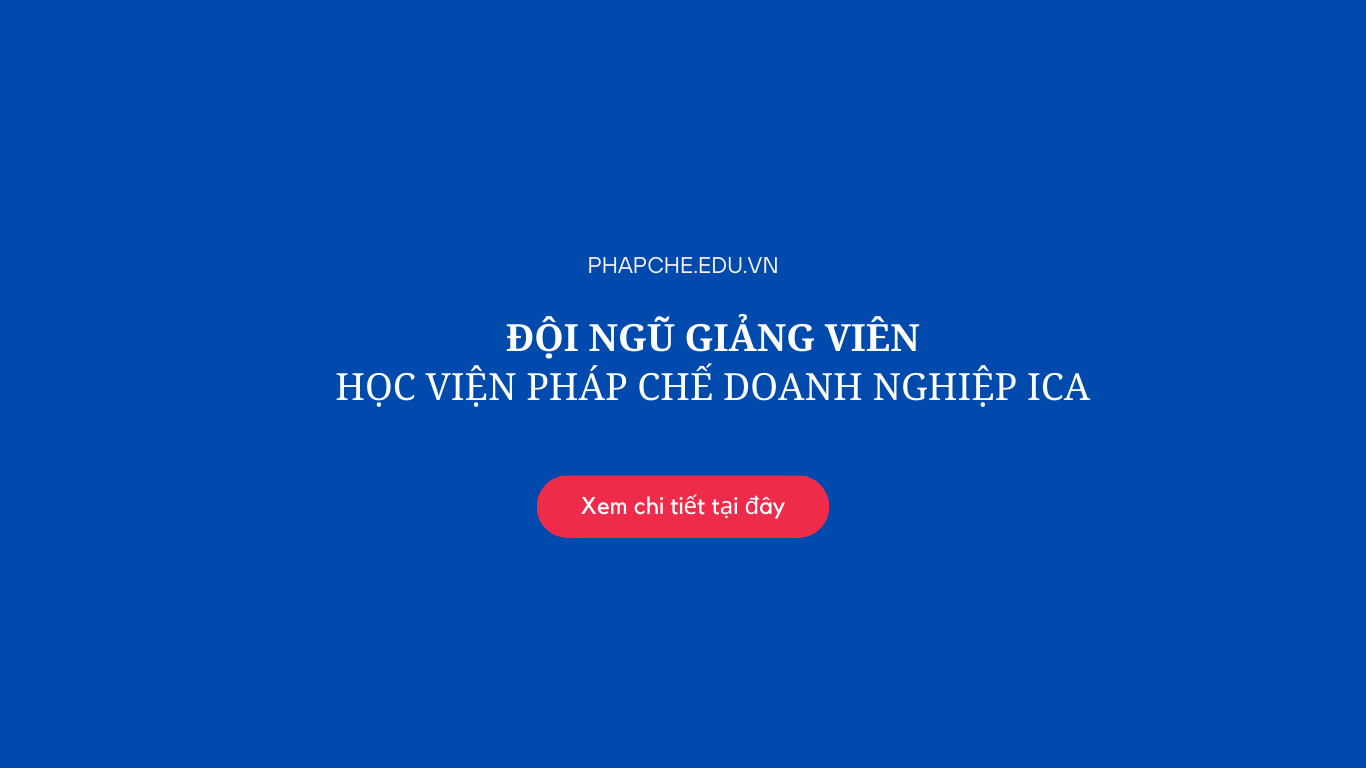 Đội ngũ giảng viên ICA