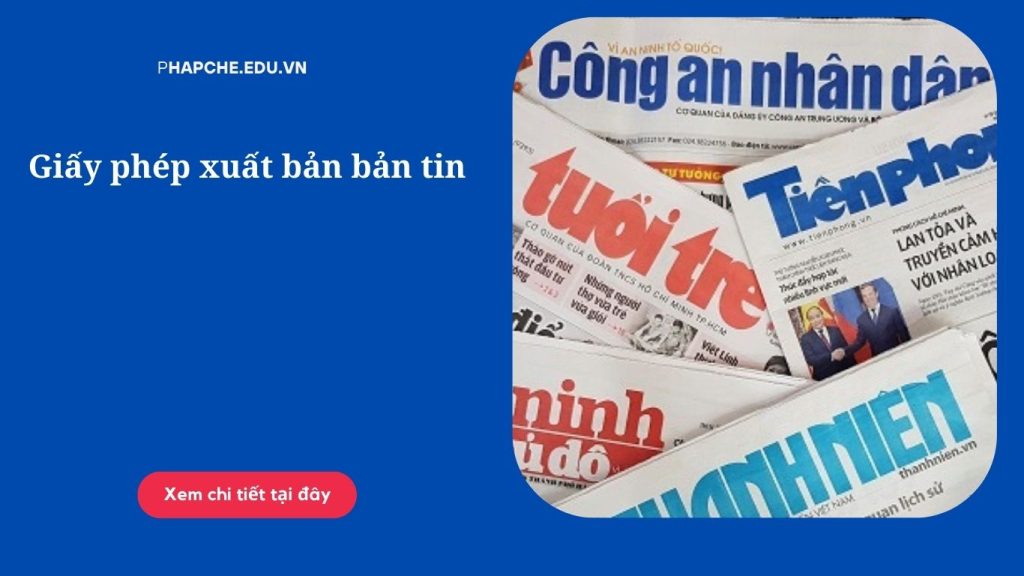Giấy phép xuất bản bản tin