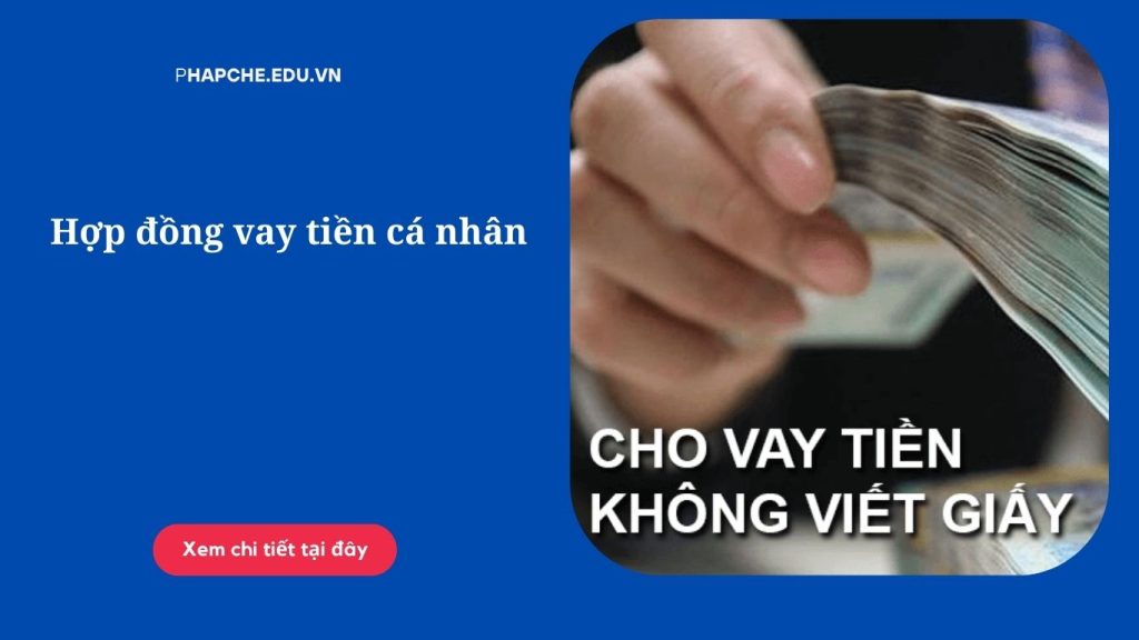 Hợp đồng vay tiền cá nhân
