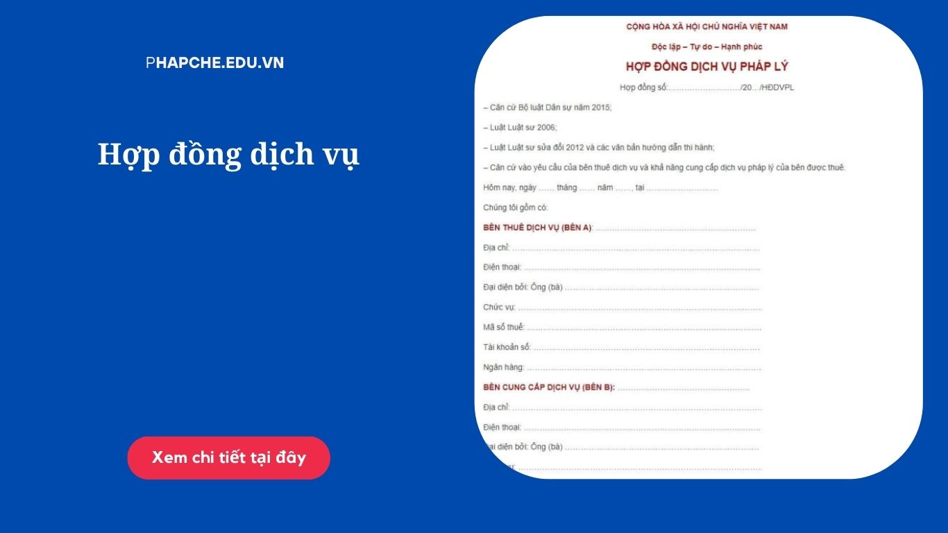 Hợp đồng dịch vụ