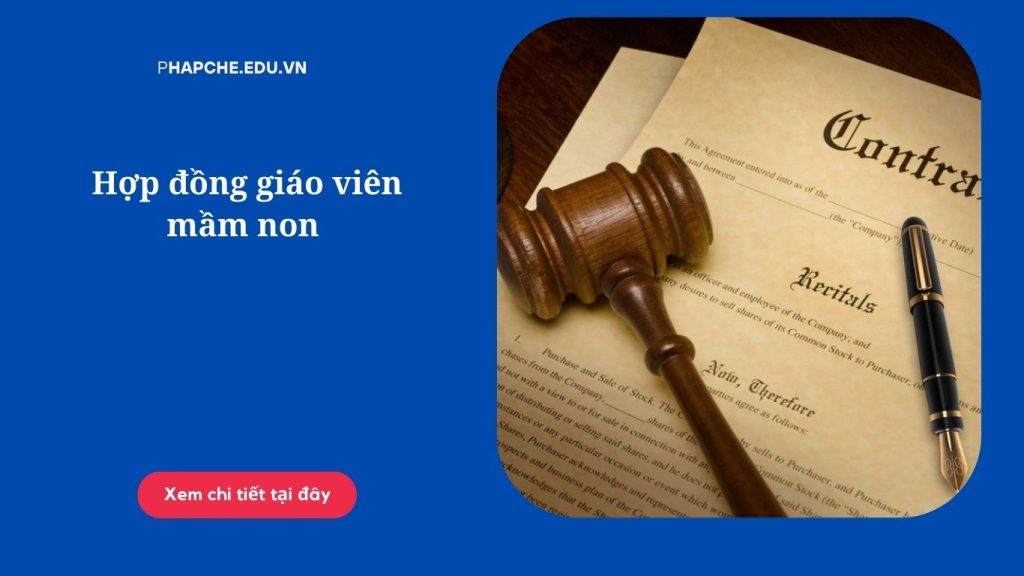 Hợp đồng giáo viên mầm non