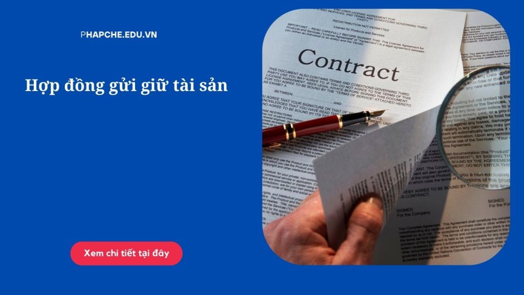Hợp đồng gửi giữ tài sản