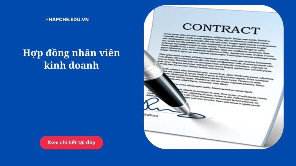 Hợp đồng nhân viên kinh doanh