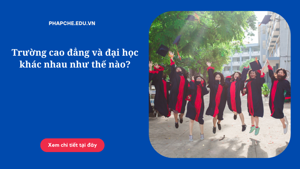 Trường cao đẳng và đại học khác nhau như thế nào?
