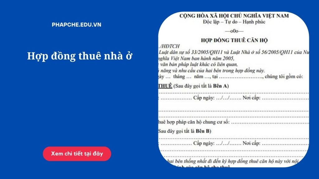 Hợp đồng thuê nhà ở