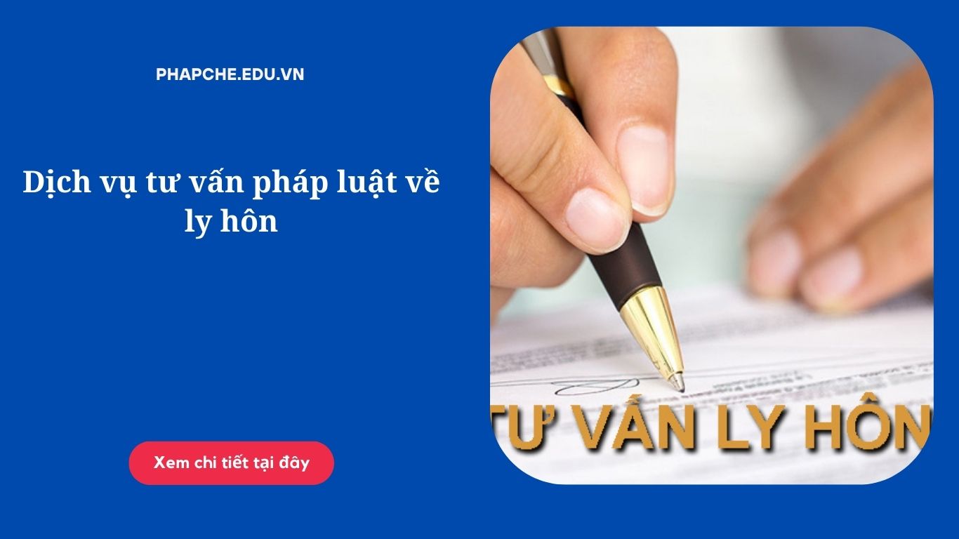 Dịch vụ tư vấn pháp luật về ly hôn