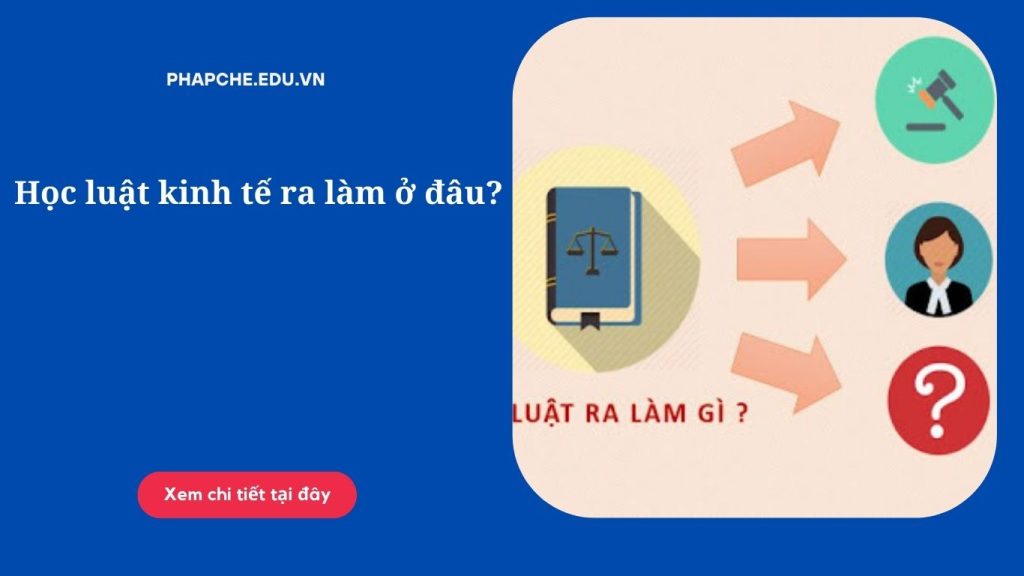 Học luật kinh tế ra làm ở đâu
