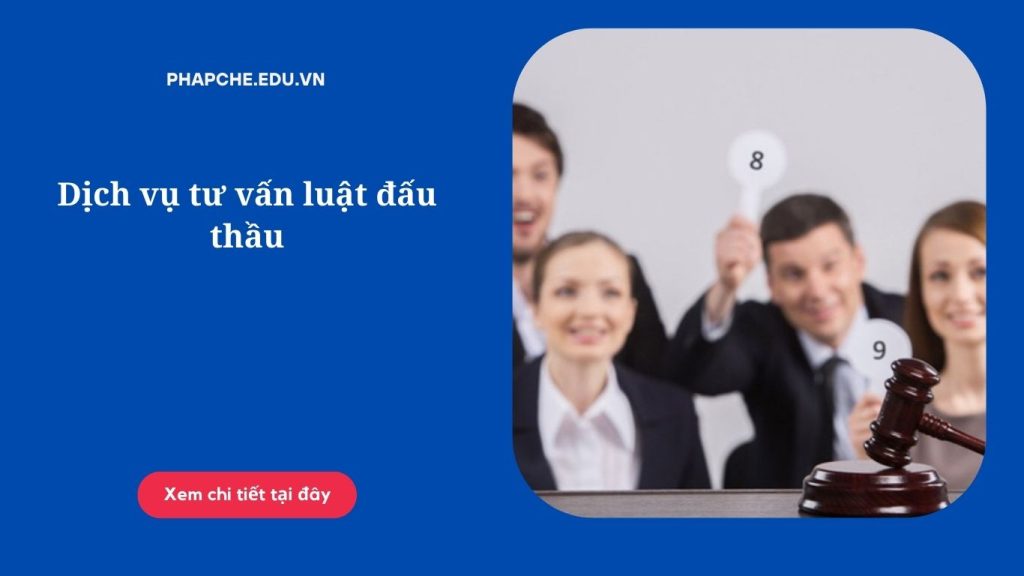 Dịch vụ tư vấn luật đấu thầu