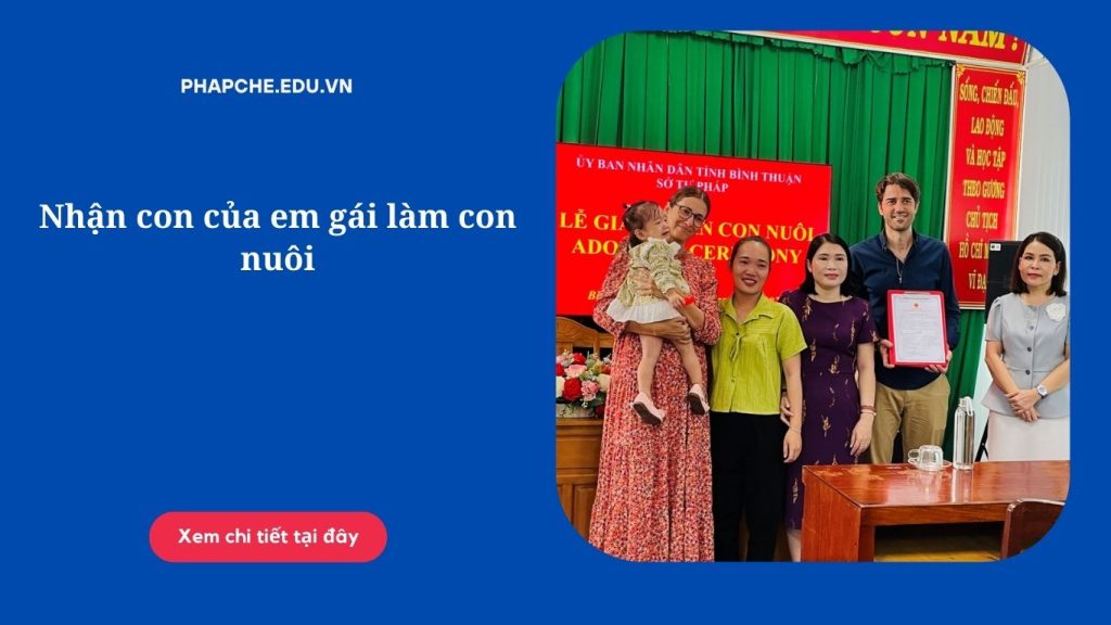 Nhận con của em gái làm con nuôi