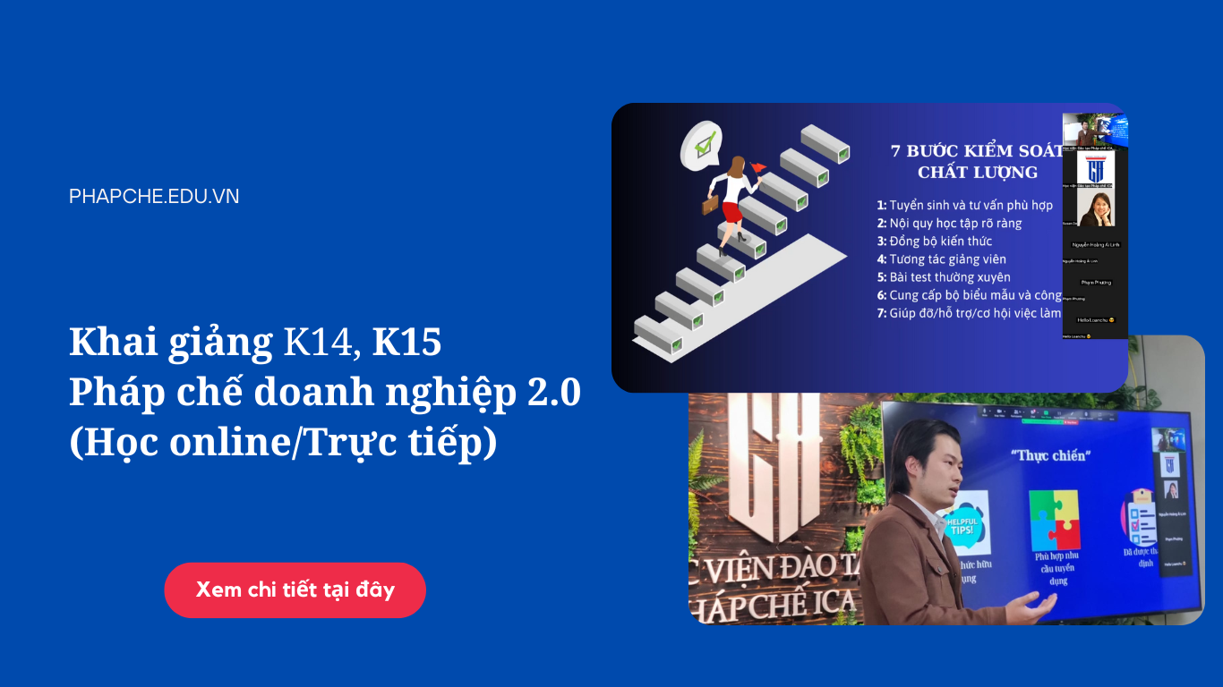 Khai giảng khoá học nghiệp vụ pháp chế