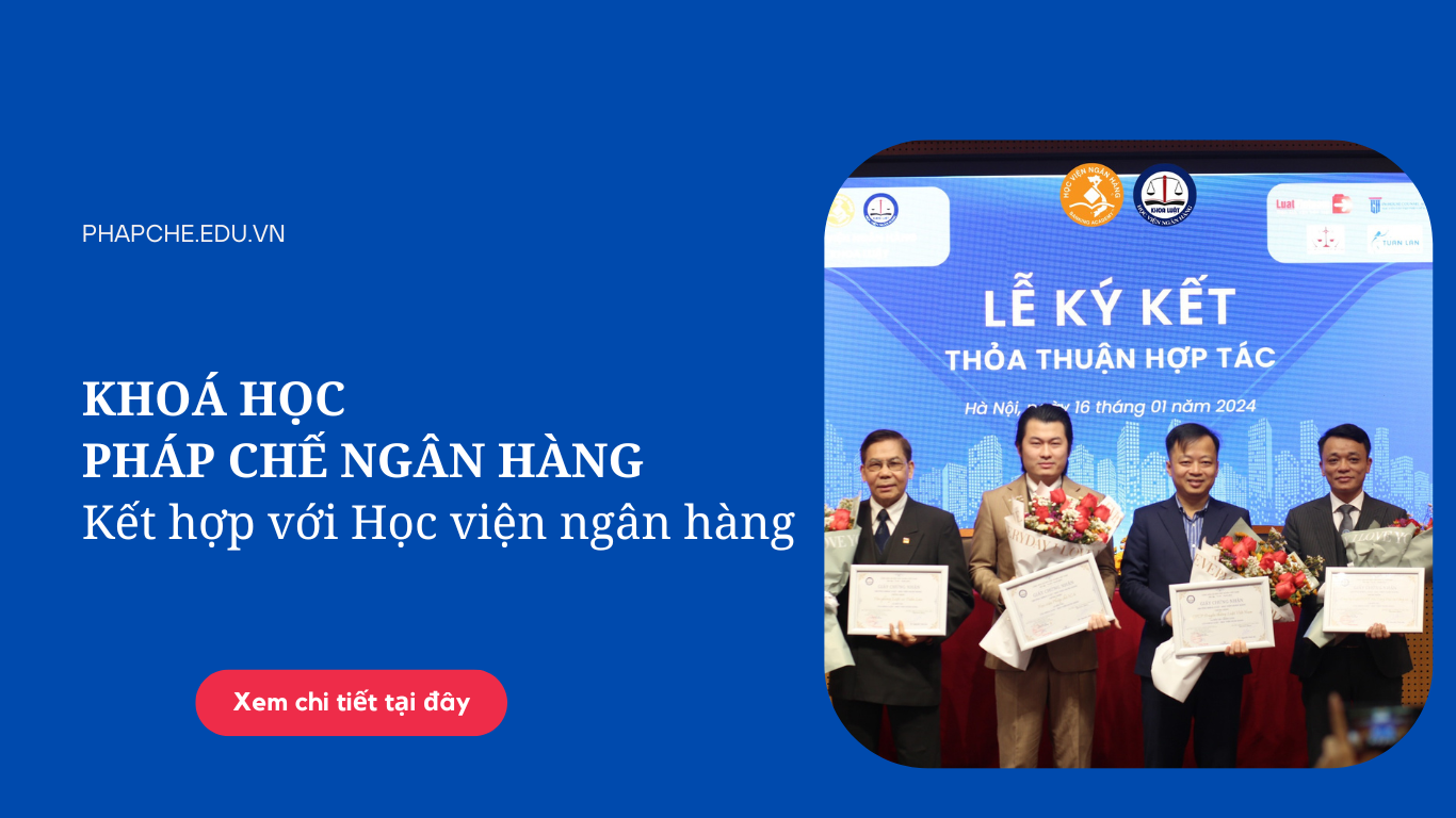 Khoá học pháp chế ngân hàng