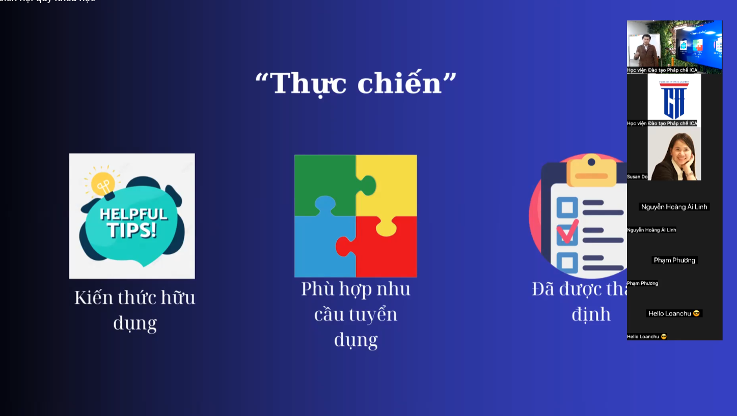 Triết lý giảng dạy ICA