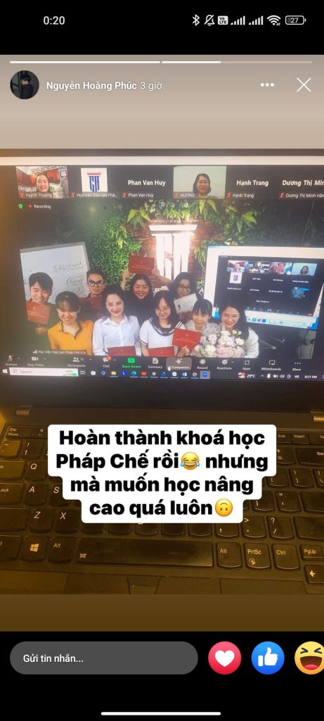 đánh giá khoá học pháp chế doanh nghiệp ica