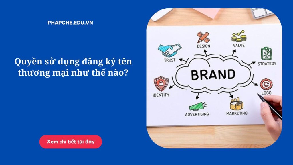 Quyền sử dụng đăng ký tên thương mại như thế nào?