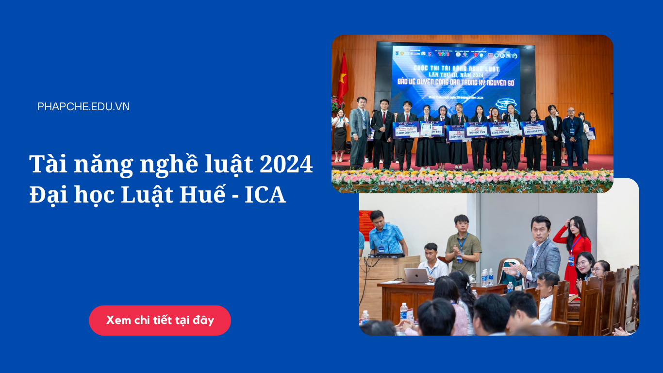 Đồng hành cùng Tài năng nghề luật 2024 tại Đại học Luật Huế