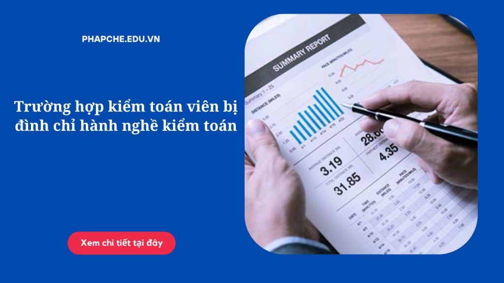 Trường hợp kiểm toán viên bị đình chỉ hành nghề kiểm toán