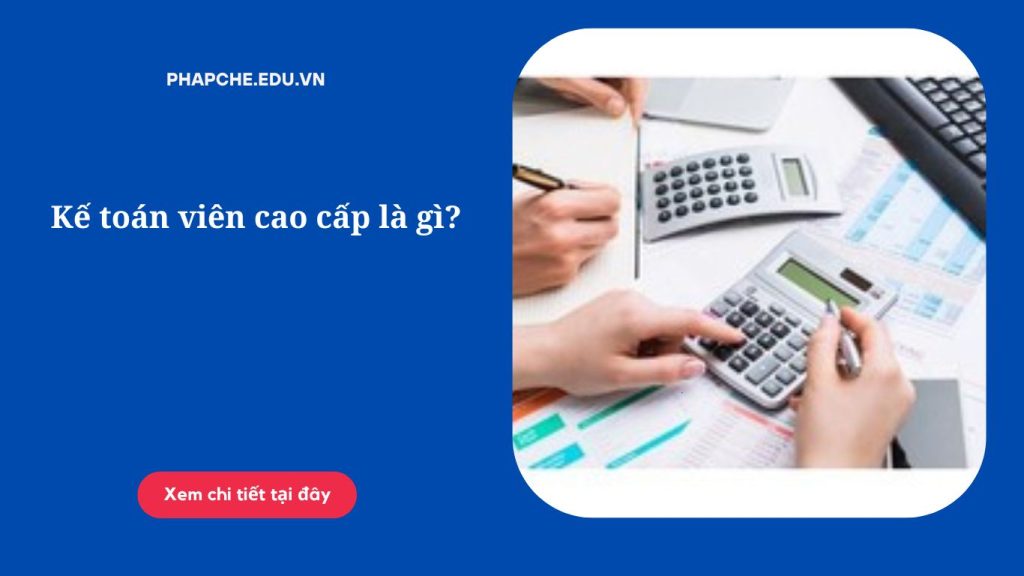 Kế toán viên cao cấp là gì?