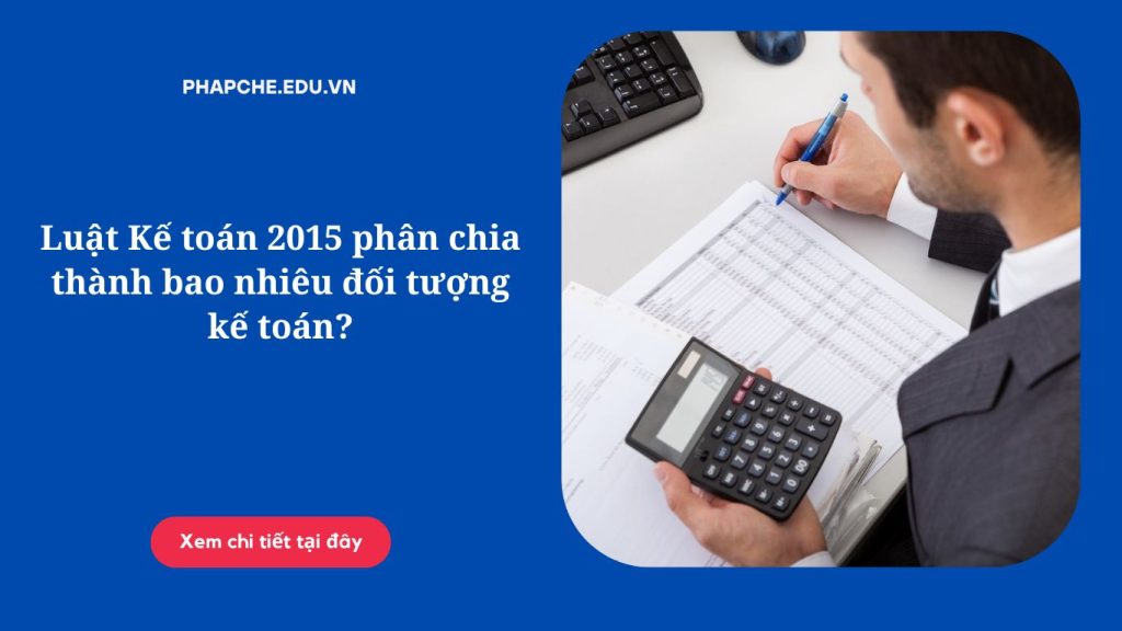 Luật Kế toán 2015 phân chia thành bao nhiêu đối tượng kế toán?