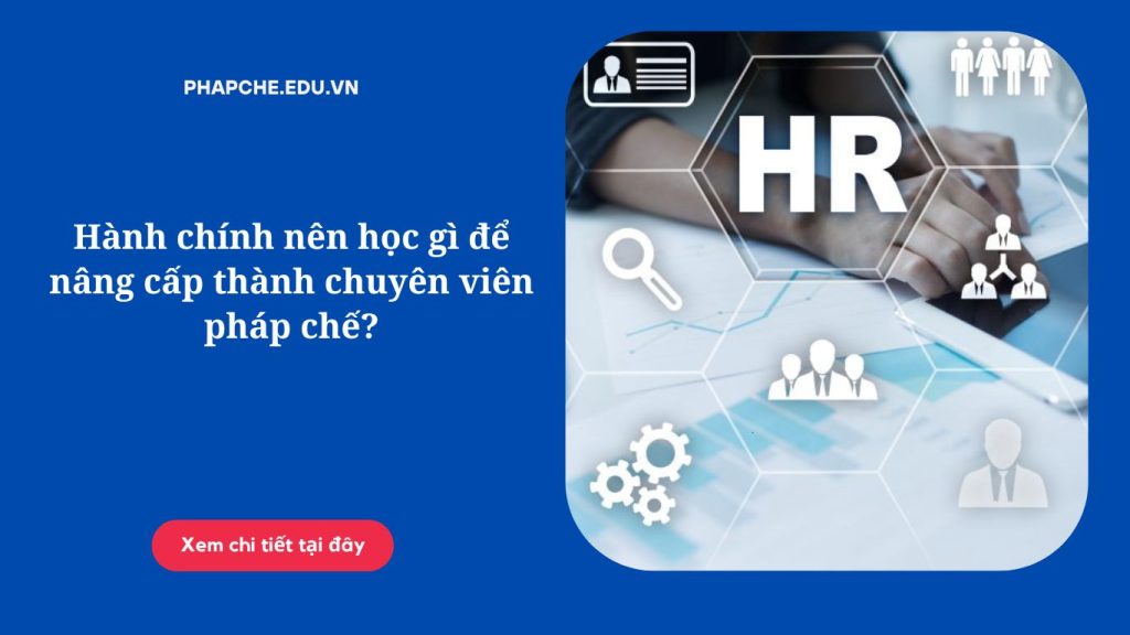 Hành chính nên học gì để nâng cấp thành chuyên viên pháp chế?