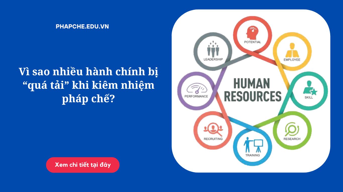 Vì sao nhiều hành chính bị “quá tải” khi kiêm nhiệm pháp chế?