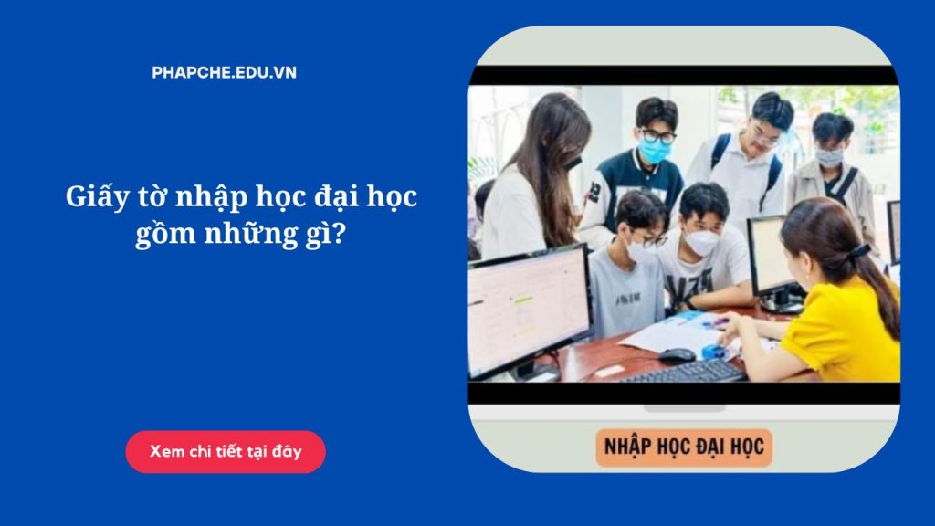 Giấy tờ nhập học đại học gồm những gì?