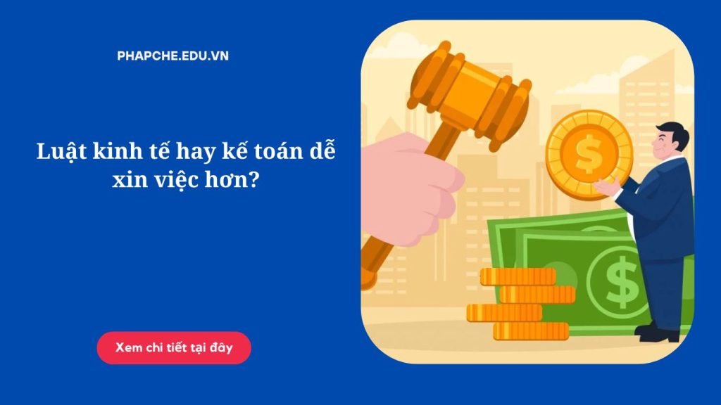 Luật kinh tế hay kế toán dễ xin việc hơn?