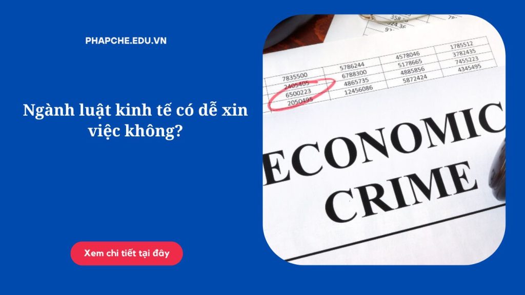 Ngành luật kinh tế có dễ xin việc không?