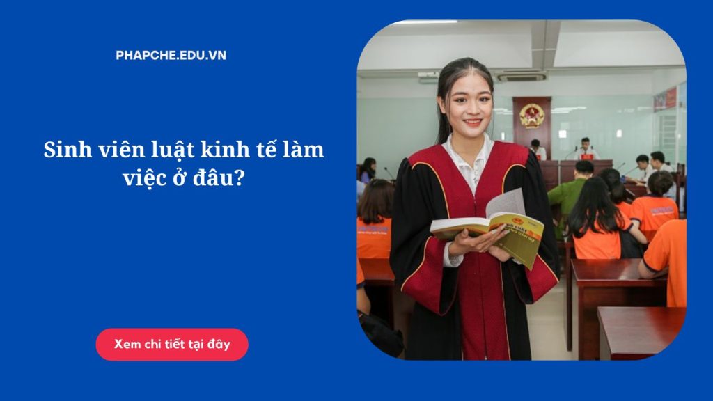 Sinh viên luật kinh tế làm việc ở đâu?