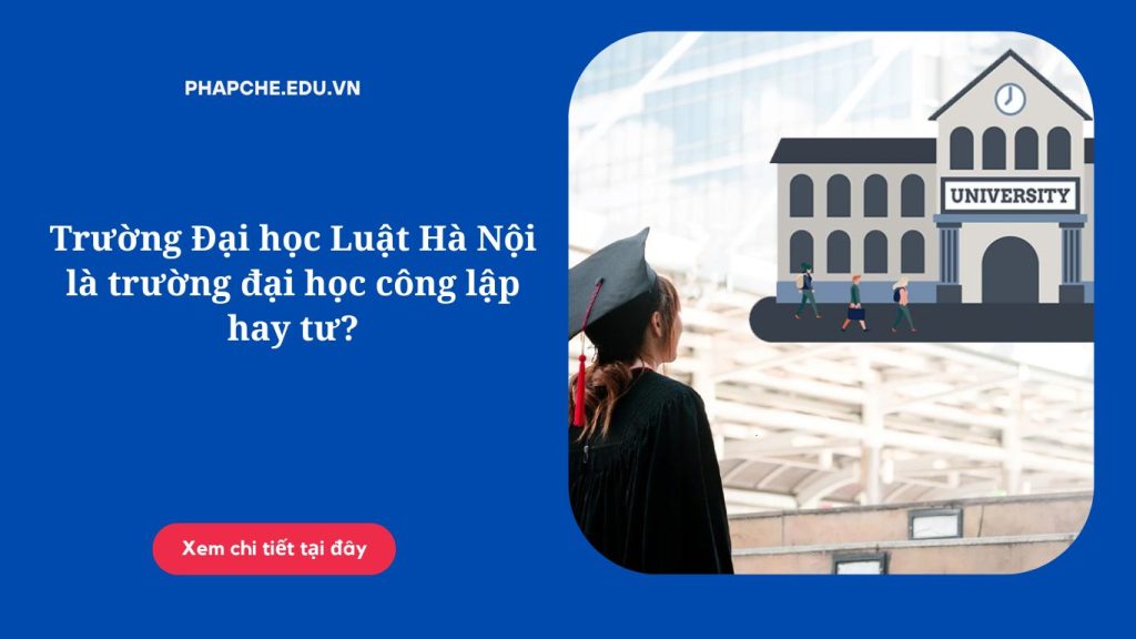 Trường Đại học Luật Hà Nội là trường đại học công lập hay tư?
