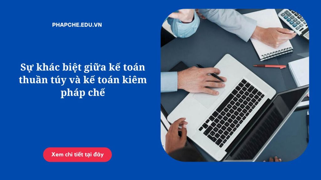 Sự khác biệt giữa kế toán thuần túy và kế toán kiêm pháp chế