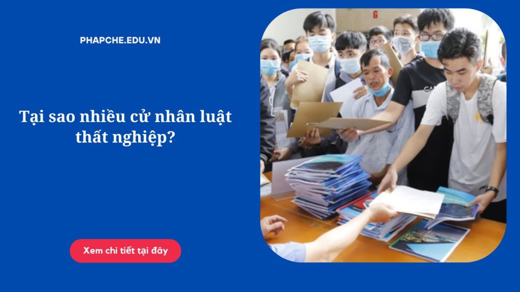 Tại sao nhiều cử nhân luật thất nghiệp